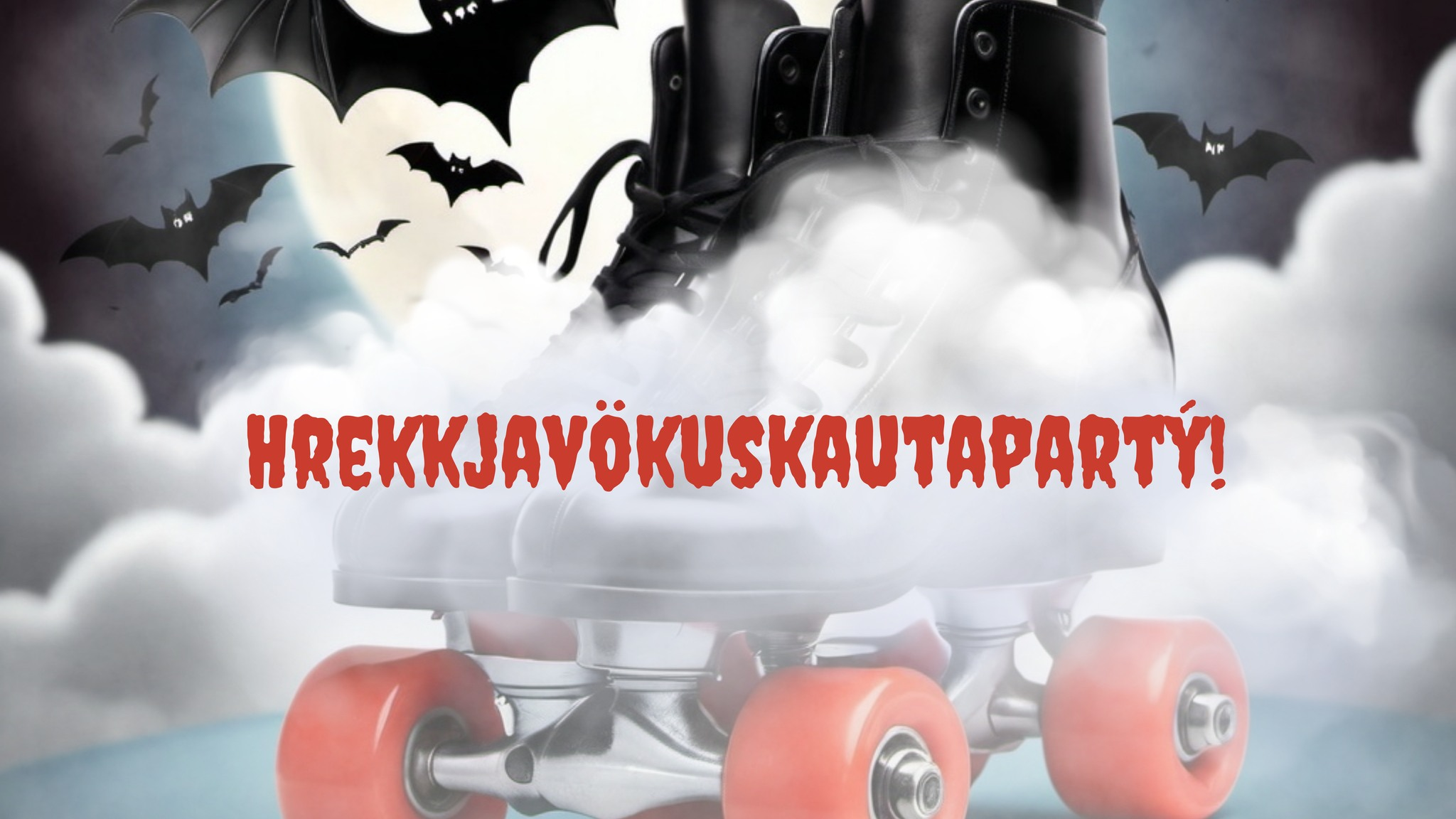 Hrekkjavökuskautapartý fyrir börn